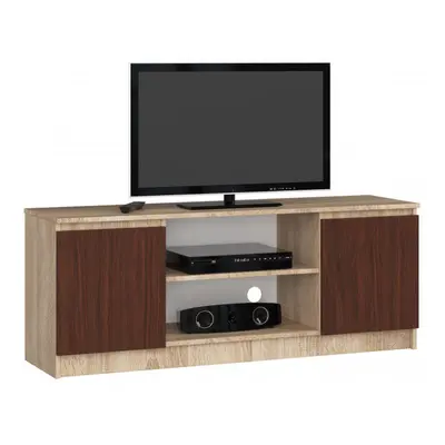 Stolek pod TV RTV 140 2D 1P sonoma / wenge