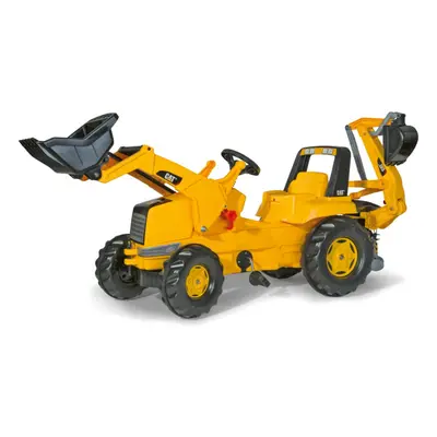 Šlapací traktor CAT s přední i zadní lžící Rolly Toys 813001