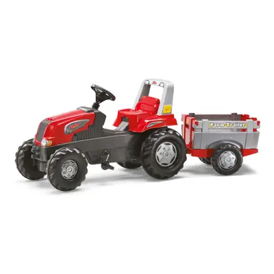 Šlapací traktor RT s přívěsem Rolly Toys 800261