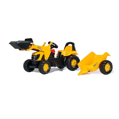 Šlapací traktor JCB se lžící a přívěsem Rolly Toys 023837