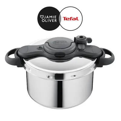 Tlakový hrnec Tefal Clipso Minute Easy 6 l Jamie Oliver P4620778 Nerezový/Černý