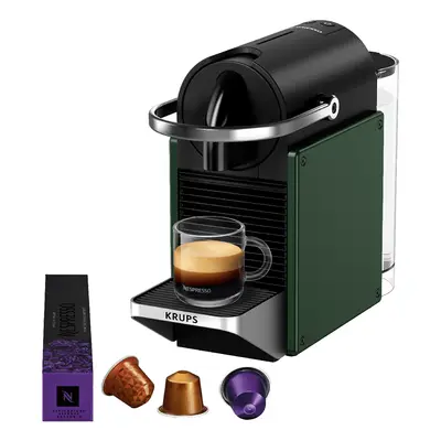 Kapslový kávovar KRUPS Nespresso Pixie Redesign XN306310 Zelený/Černý