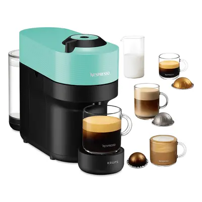 Kapslový kávovar Krups Nespresso Vertuo Pop XN920410 mint