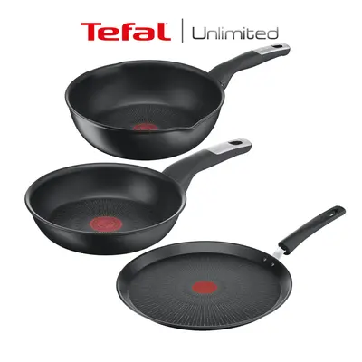 Akční set Tefal Unlimited G2550272 + G2557572 + G2553872 Single Profi