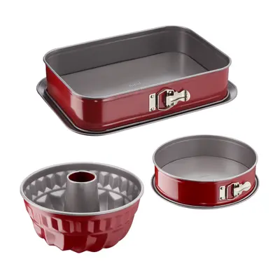 Akční set forem na pečení Tefal Delibake bábovka J1640274, koláč J1640574 a dort J1641274