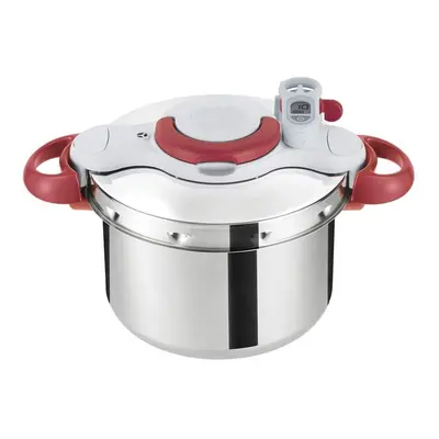 Tlakový hrnec Tefal Clipso Minut Perfect 6 l P4620733 Nerezový/Bílý