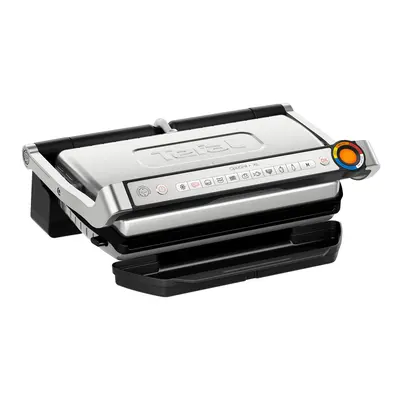 Elektrický gril Tefal OptiGrill+ XL GC727D10 Nerezový/Černý