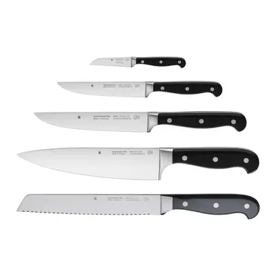 Akční set nožů WMF Spitzenklasse na zeleninu, univerzální, santoku, kuchyňský a na chléb