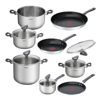 Akční set nádobí a pánví Tefal Daily Cook rendlík, 4x hrnec, klasická, grilovací a palačinková