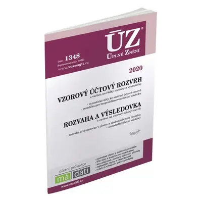 ÚZ 1348 Vzorový účtový rozvrh 2020, Rozvaha a výsledovka 2020 - Autor Neuveden