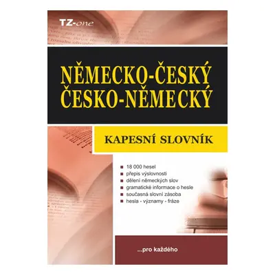 Německo-český / česko-německý kapesní slovník - kolektiv autorů TZ-one