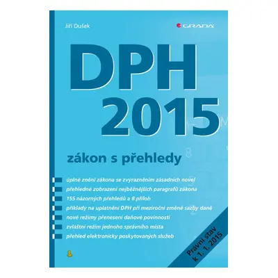 DPH 2015 - zákon s přehledy - Jiří Dušek