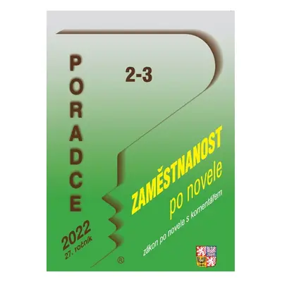 Poradce 2-3/2022 – Zákon o zaměstnanosti s komentářem - Petr Taranda