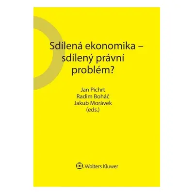 Sdílená ekonomika – sdílený právní problém? - JUDr. Jakub Morávek