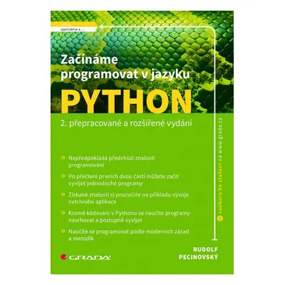 Začínáme programovat v jazyku Python - Rudolf Pecinovský