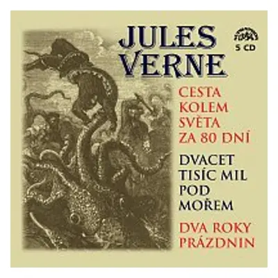 Cesta kolem světa za 80 dní, Dvacet tisíc mil pod mořem, Dva roky prázdnin - Jules Verne