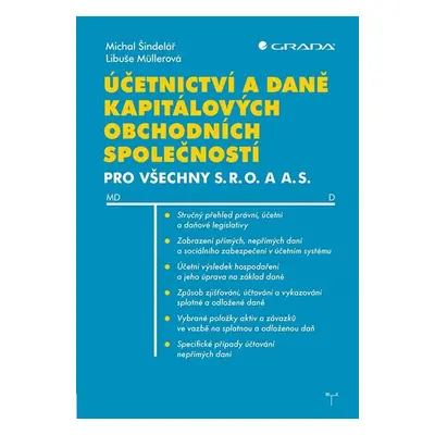 Účetnictví a daně kapitálových obchodních společností - Libuše Mullerová