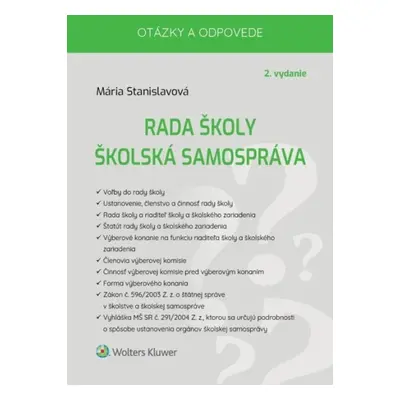 Rada školy Školská samospráva - Mária Stanislavová