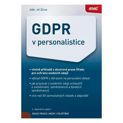 GDPR v personalistice - JUDr. Jiří Žůrek