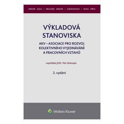 Výkladová stanoviska - Petr Bukovjan