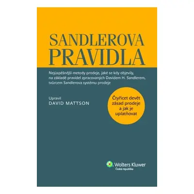 Sandlerova pravidla - David H. Sandler