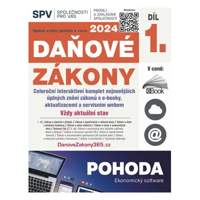 Daňové zákony 2024 XXL ProFi (Díl 1., právní stav 1. 1. 2024) - Kolektiv autorů