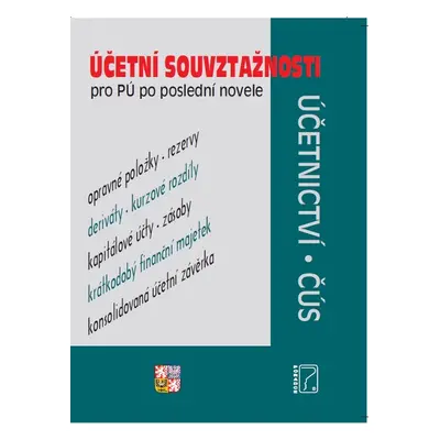 Účetní souvztažnosti pro PÚ 2022 - Vladimír Hruška