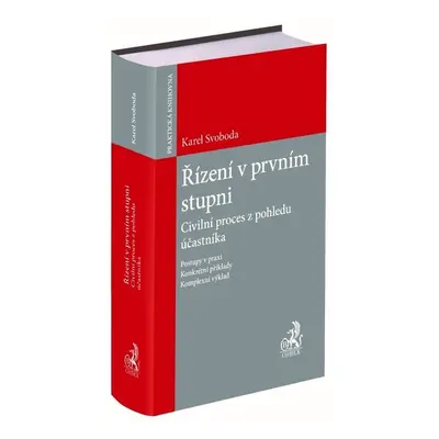 Řízení v prvním stupni. Civilní proces z pohledu účastníka - Karel Svoboda