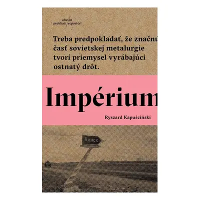 Impérium - Ryszard Kapuściński