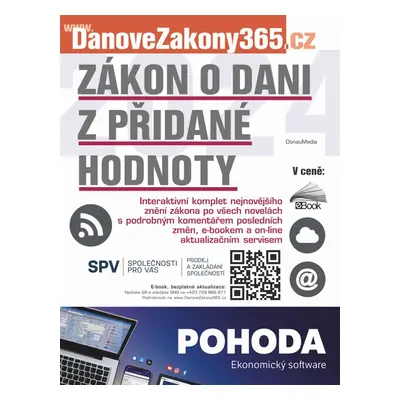 Zákon o dani z přidané hodnoty 2024 s komentářem změn - Kolektiv autorů