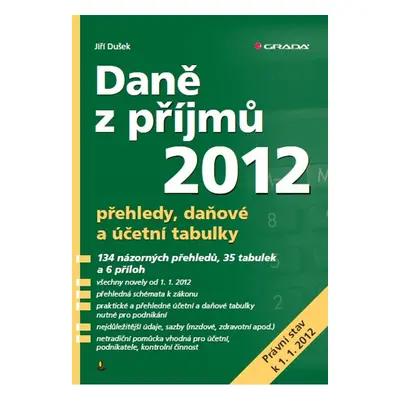 Daně z příjmů 2012 - Jiří Dušek