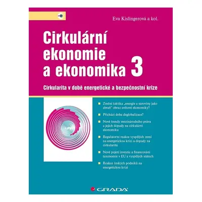 Cirkulární ekonomie a ekonomika 3 - prof. Ing. Eva Kislingerová