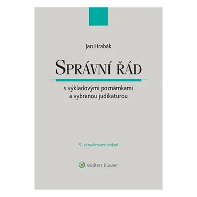 Správní řád - Jan Hrabák