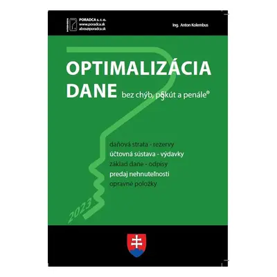 Optimalizácia dane, bez chýb, pokút a penále - Autor Neuveden