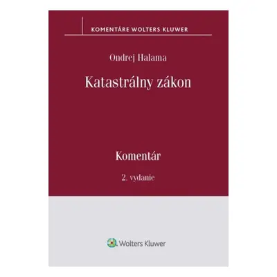 Katastrálny zákon - Ondrej Halama