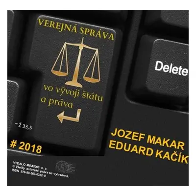 Verejná správa vo vývoji štátu a práva - Jozef Makar