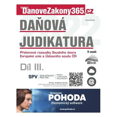 Daňová judikatura (III.) - kolektiv autorů