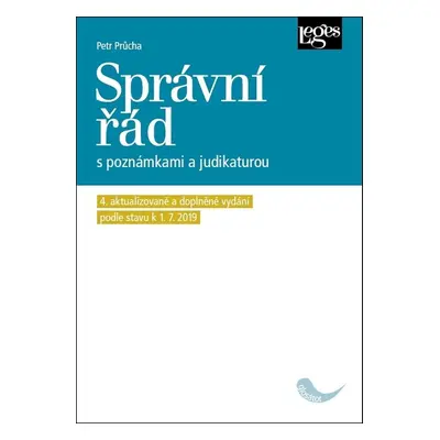 Správní řád s poznámkami a judikaturou - Petr Průcha