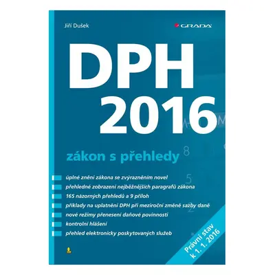 DPH 2016 - zákon s přehledy - Jiří Dušek