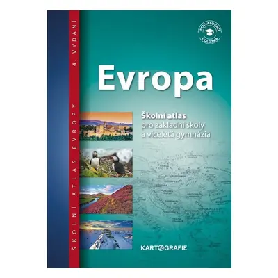 Evropa školní atlas - Autor Neuveden