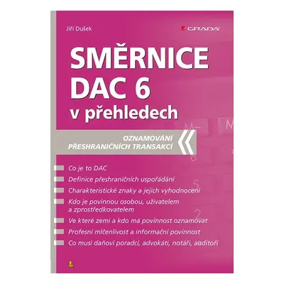 Směrnice DAC 6 v přehledech - Jiří Dušek