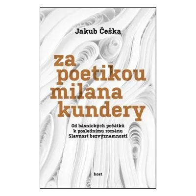 Za poetikou Milana Kundery - Jakub Češka