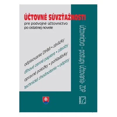 Účtovné súvzťažnosti 2022 pre PÚ - Ivana Hudecová