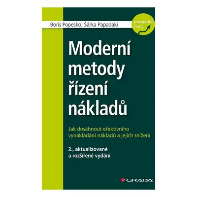 Moderní metody řízení nákladů - Šárka Papadaki