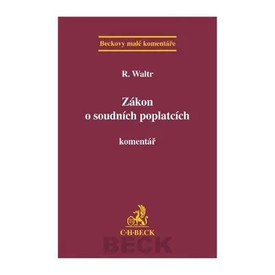 Zákon o soudních poplatcích - Robert Waltr