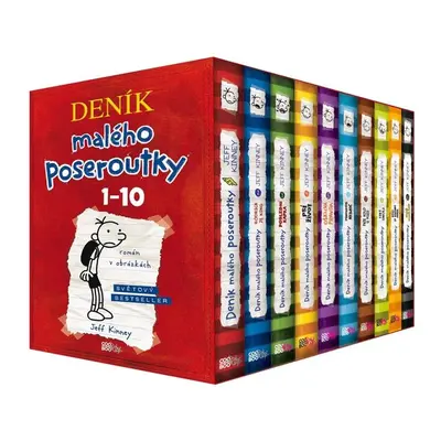 Deník malého poseroutky BOX 1-10 - Jeff Kinney