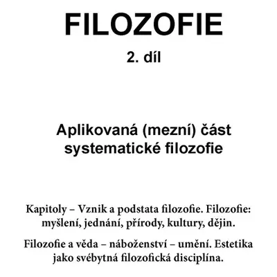 Filosofie 2. díl - Jan Volf