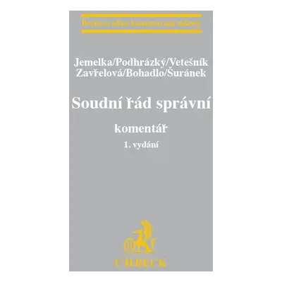 Soudní řád správní - Autor Neuveden