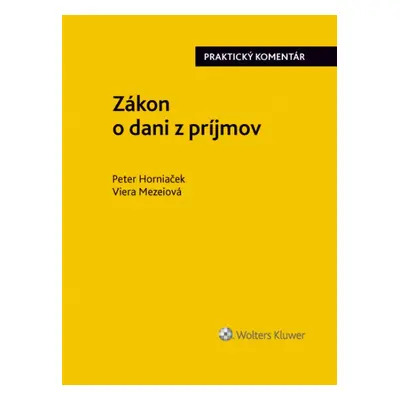 Zákon o dani z príjmov - Viera Mezeiová