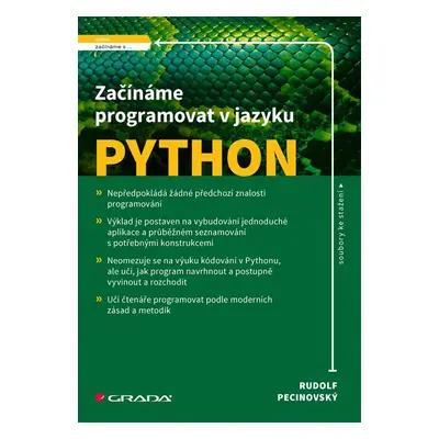 Začínáme programovat v jazyku Python - Rudolf Pecinovský